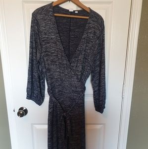 Gap soft-spun wrap dress